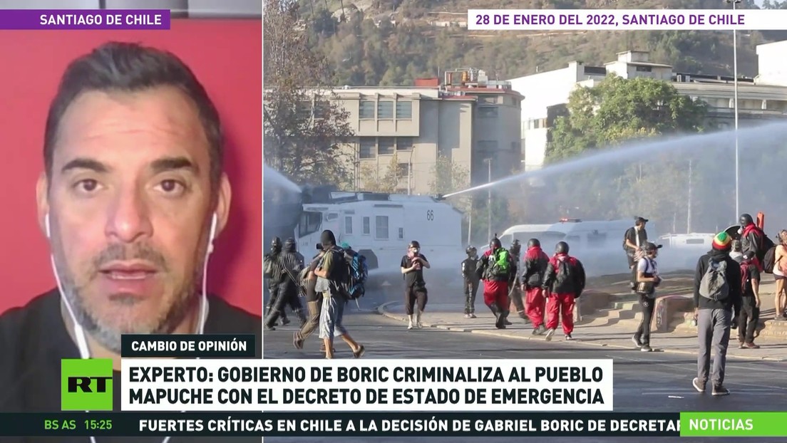 Experto: El Gobierno de Gabriel Boric criminaliza al pueblo mapuche con el estado de emergencia en Chile
