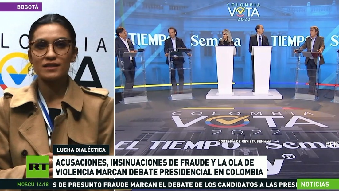 Acusaciones, insinuaciones de fraude y una ola de violencia marcan el debate presidencial en Colombia