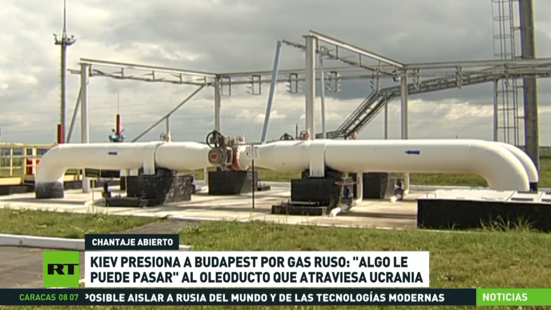 Kiev presiona a Budapest: "Algo le puede pasar" al oleoducto Druzhba que atraviesa Ucrania