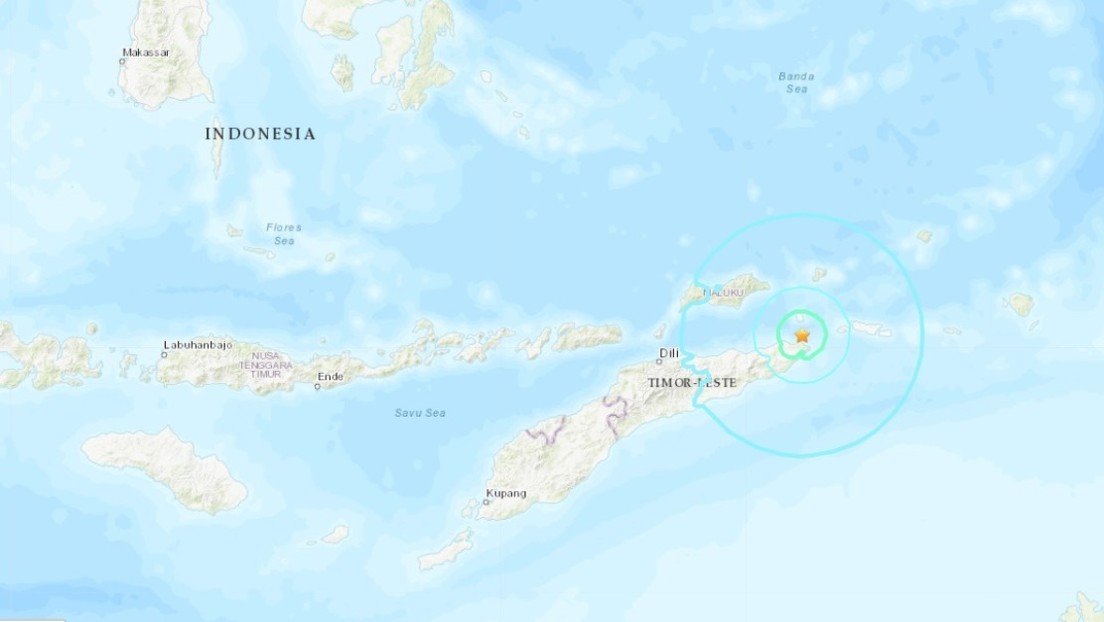 Un sismo de magnitud 6,1 se registra en Timor Oriental