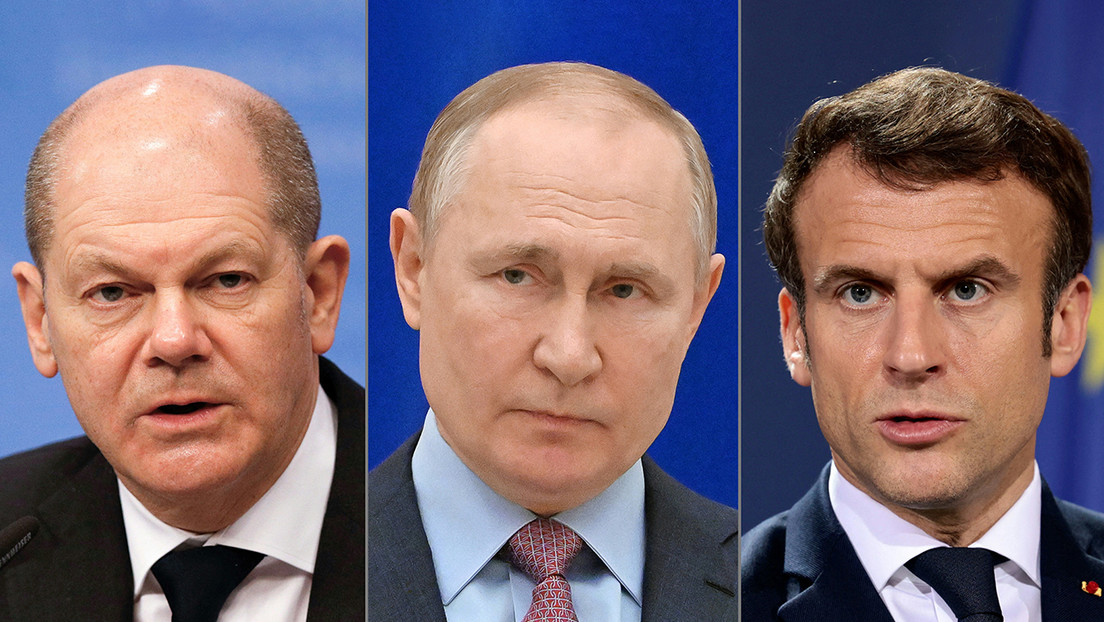 Putin, Macron y Scholz mantienen una conversación telefónica