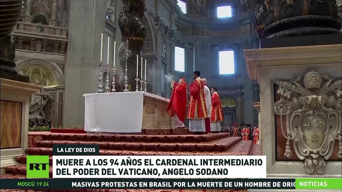 Muere a los 94 años el cardenal intermediario del poder del Vaticano, Angelo Sodano