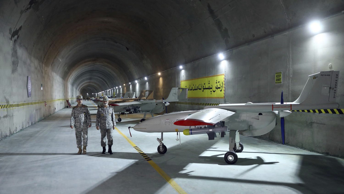 FOTOS: Irán muestra una base subterránea de drones sin revelar su ubicación exacta