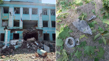 5 muertos, varios heridos y 3 escuelas destruidas tras un ataque de las FF.AA. de Ucrania contra el centro de Donetsk