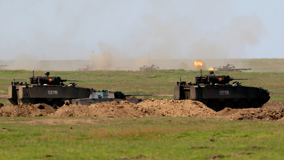 La OTAN realiza ejercicios militares en un campo de entrenamiento rumano cercano a la frontera con Ucrania