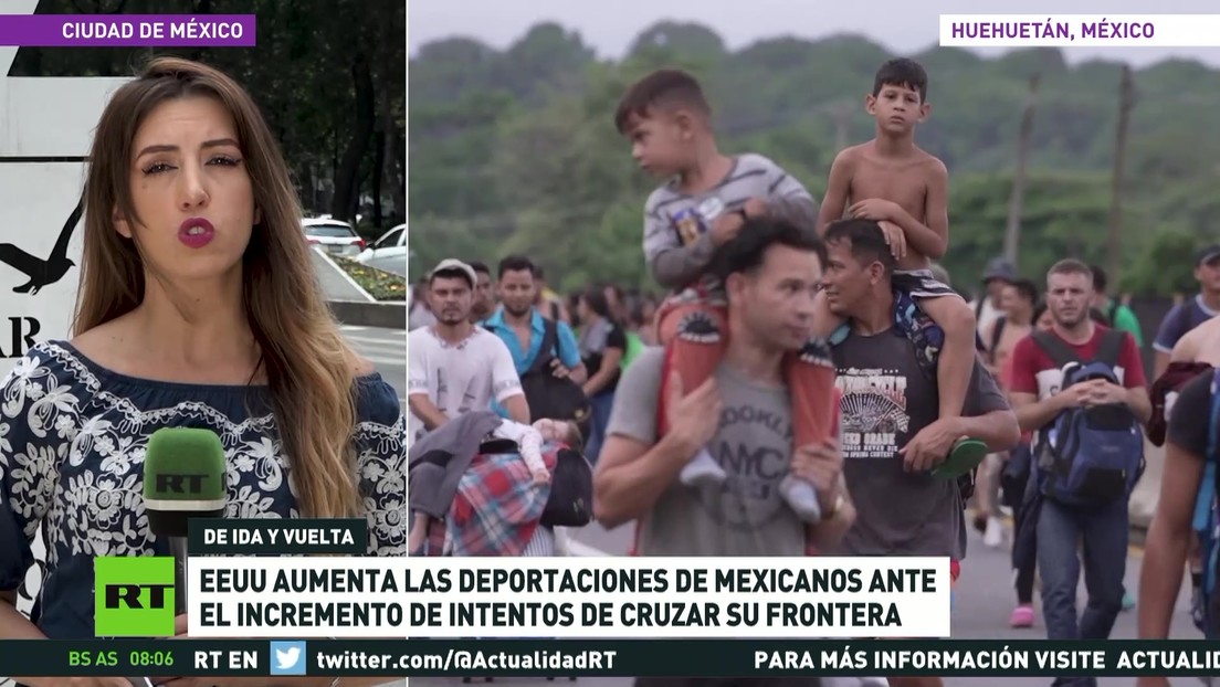 EE.UU. aumenta las deportaciones de mexicanos ante el incremento de intentos de cruzar su frontera