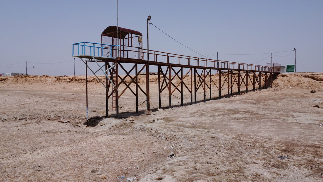 Un lago de Irak desaparece por la escasez de agua provocada por las sequías