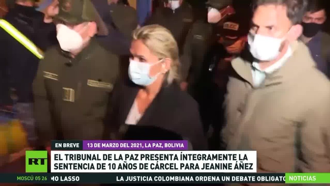 El Tribunal de La Paz presenta íntegramente la sentencia de 10 años de cárcel para Jeanine Áñez