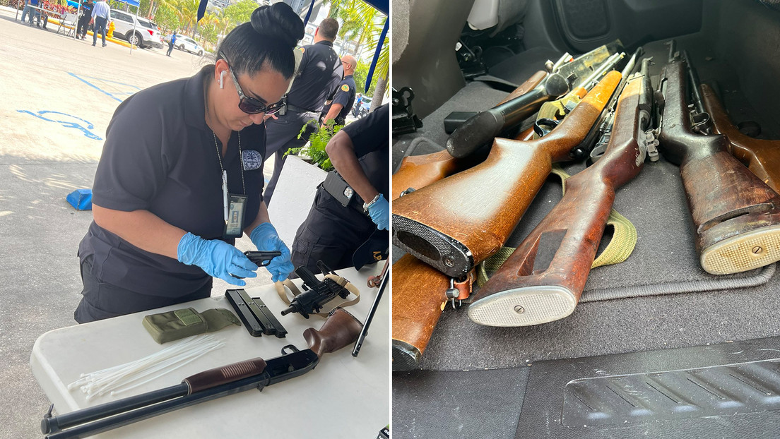 La Policía de Miami organiza un plan de recompra de armas a ciudadanos para enviarlas a Ucrania