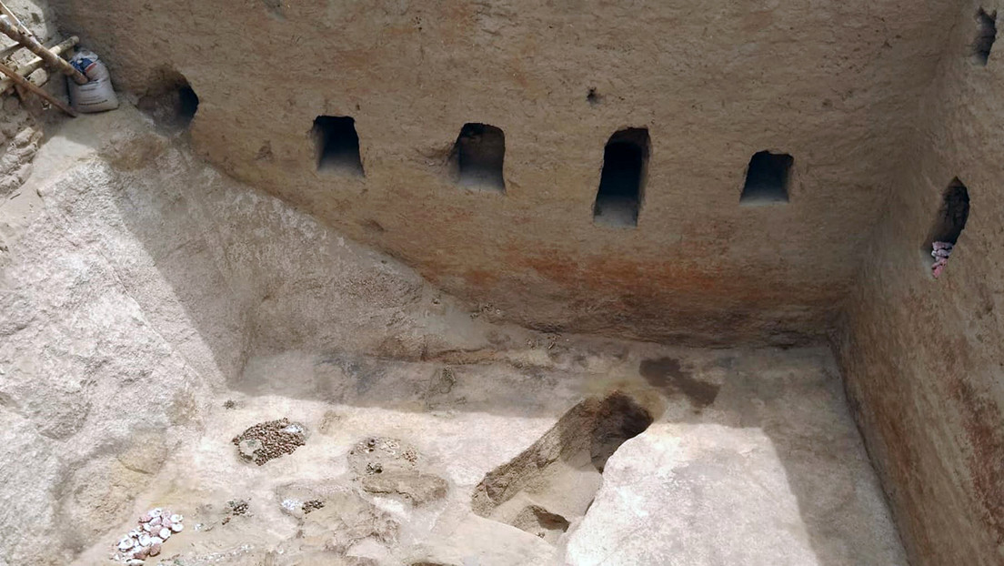 Aparece una cámara funeraria de la época de los incas en una casa en Perú