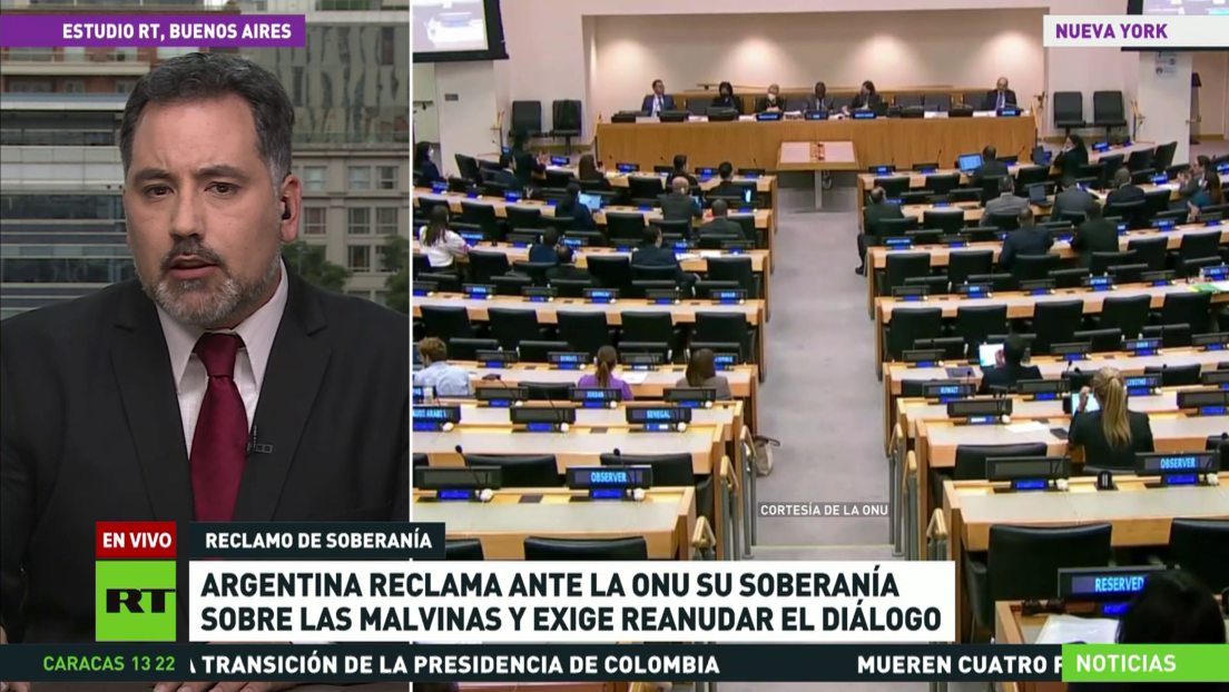 Argentina reclama ante la ONU su soberanía sobre las Malvinas y exige reanudar el diálogo