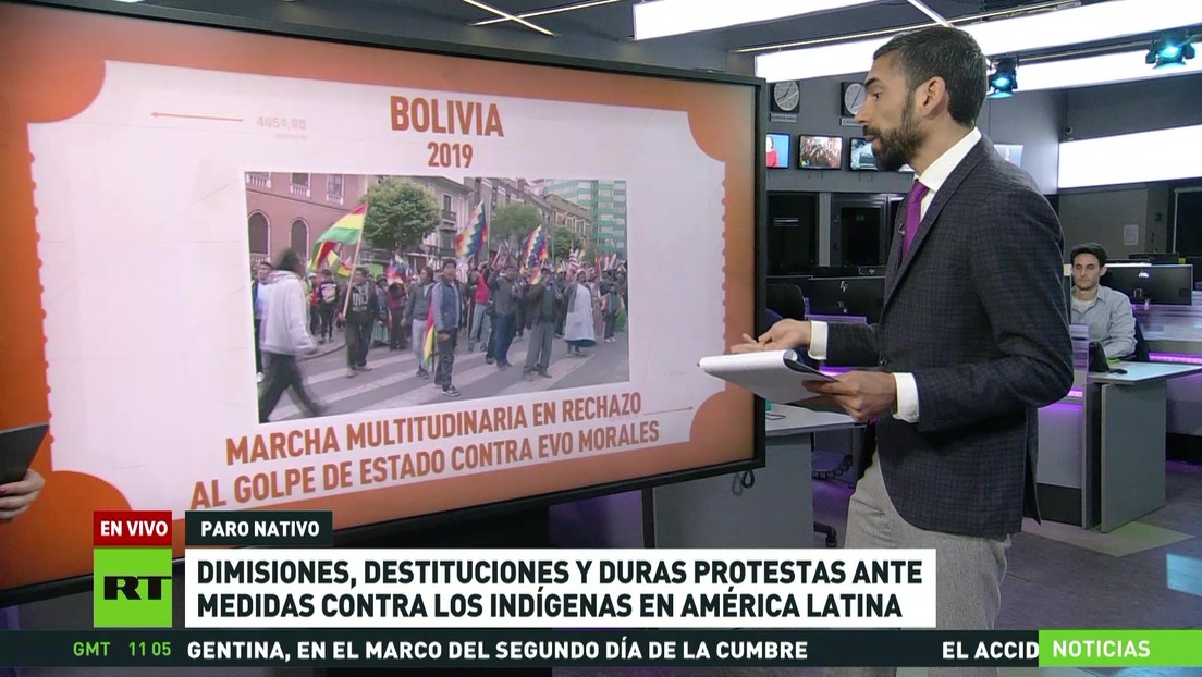 Dimisiones, destituciones y duras protestas ante las medidas contra los indígenas en Latinoamérica