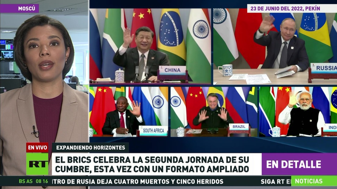 El BRICS celebra la segunda jornada de su cumbre, esta vez con un formato ampliado