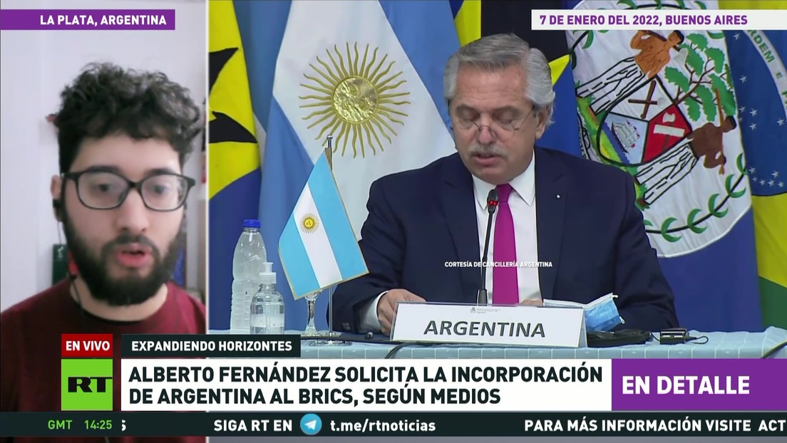 Argentina pide la incorporación al BRICS