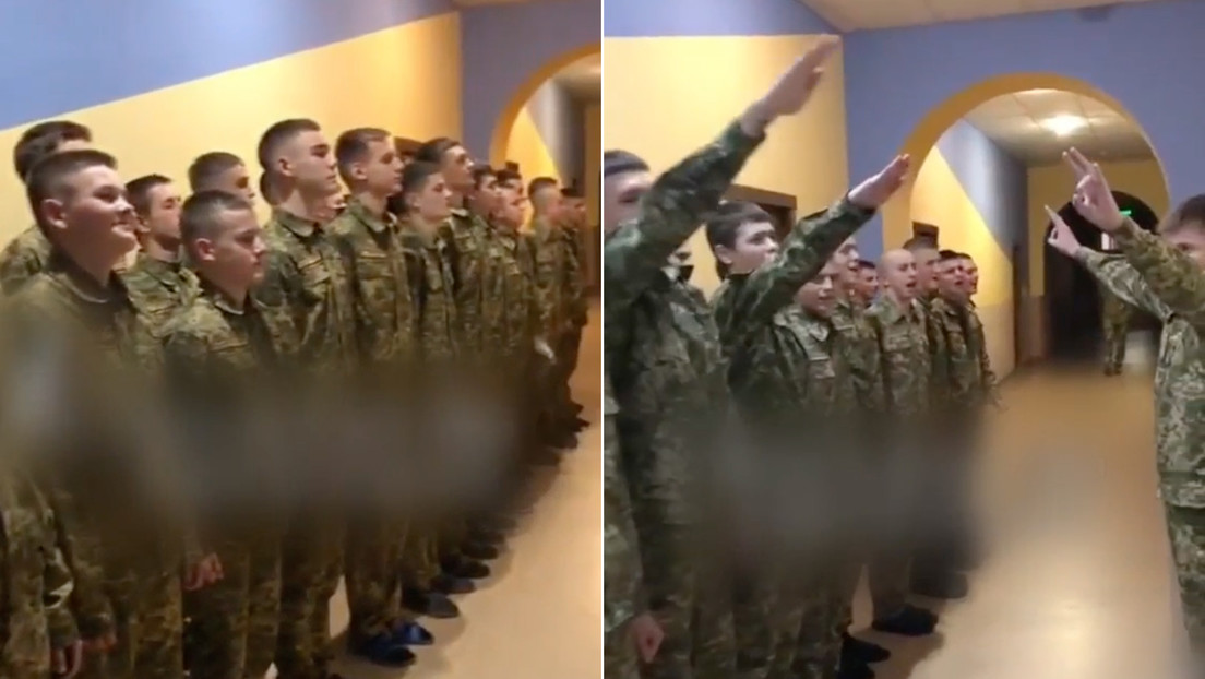 "Nuestro padre es Bandera": una grabación muestra la educación 'patriótica' de cadetes ucranianos (VIDEO)