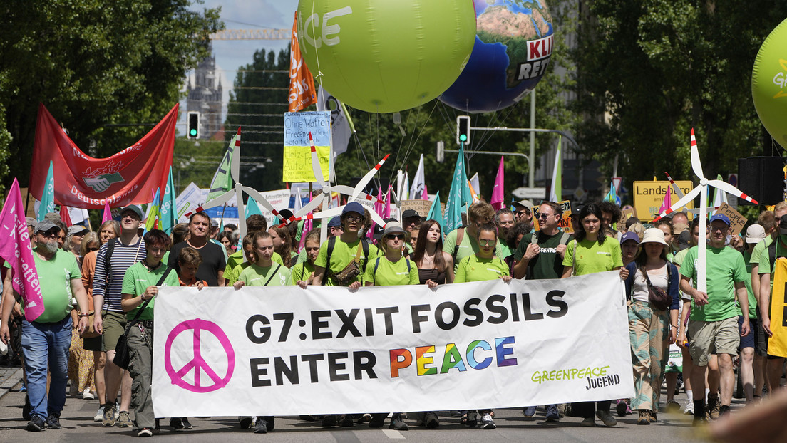 VIDEOS: Miles de personas protestan en Múnich por la cumbre del G7