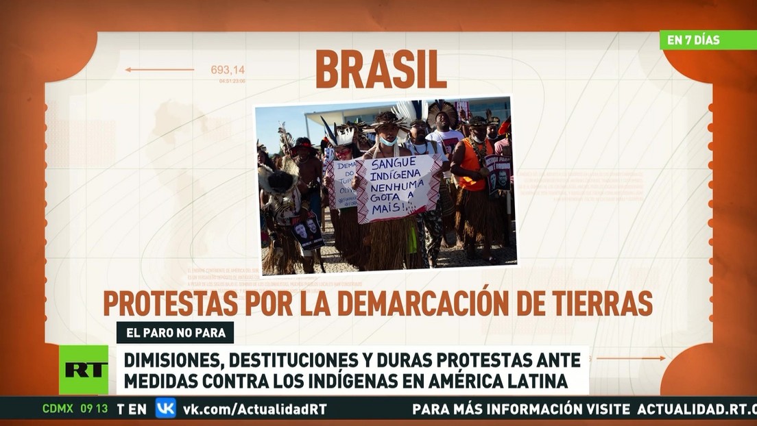 Dimisiones, destituciones y duras protestas ante medidas contra los indígenas en América Latina
