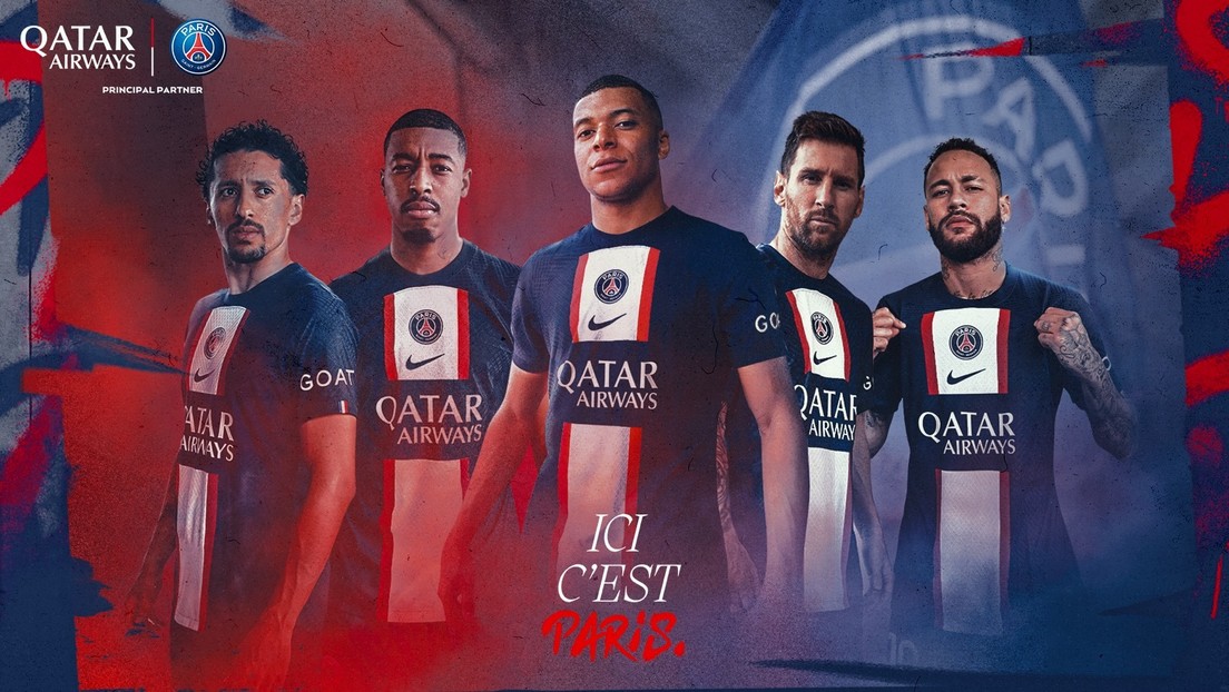 Messi, Neymar, Mbappé y otras estrellas del PSG presentan la nueva camiseta del club para la temporada 2022-2023 (VIDEO)