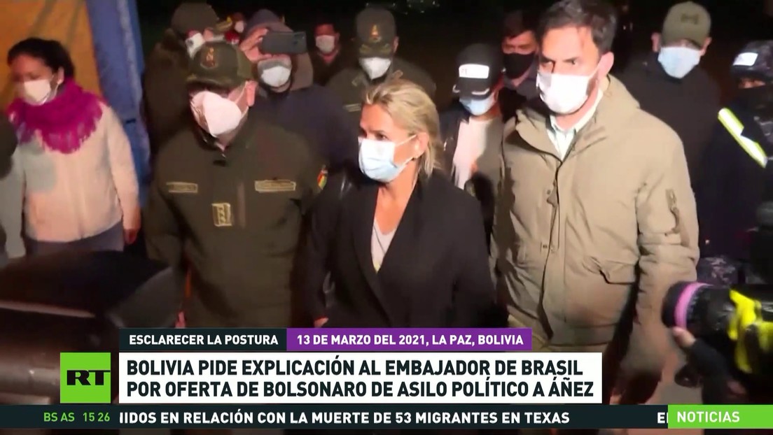 Bolivia pide explicaciones al embajador de Brasil por la oferta de Jair Bolsonaro de dar asilo político a Jeanine Áñez