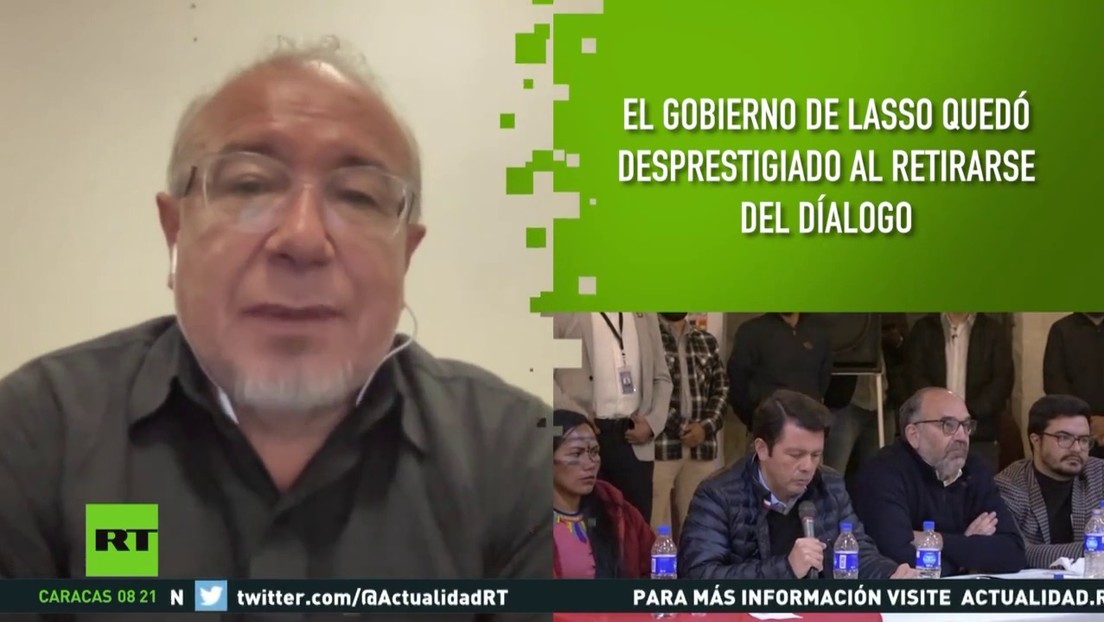Periodista: El Gobierno de Guillermo Lasso quedó muy desprestigiado al retirarse del diálogo a un paso de la negociación