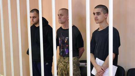 Un tribunal en Donetsk juzga a dos británicos y un marroquí acusados de participar en los combates de Donbass como mercenarios