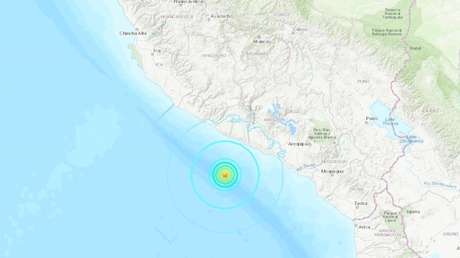 Se registra un sismo de magnitud 5,7 en Perú