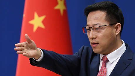 El portavoz del Ministerio de Asuntos Exteriores de China, Zhao Lijian