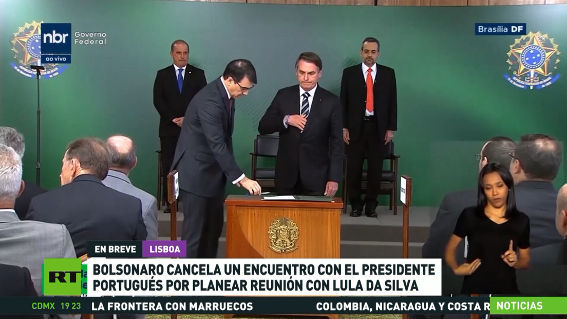 Bolsonaro cancela un encuentro con el presidente de Portugal por planear una reunión con Lula da Silva