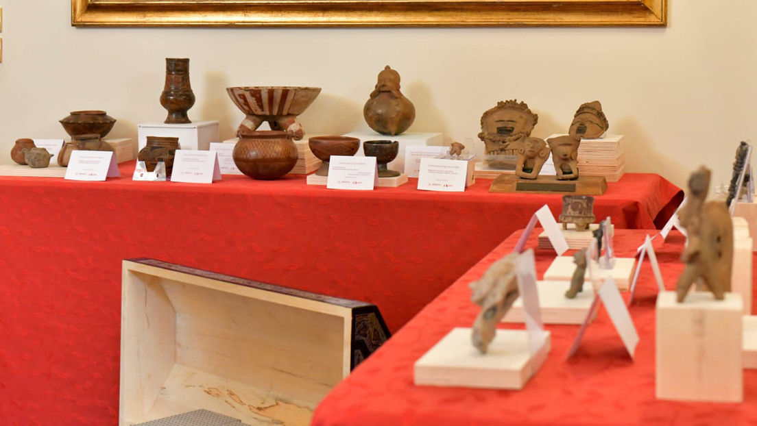 Italia devuelve a México 30 piezas prehispánicas pertenecientes a diversas culturas mesoamericanas