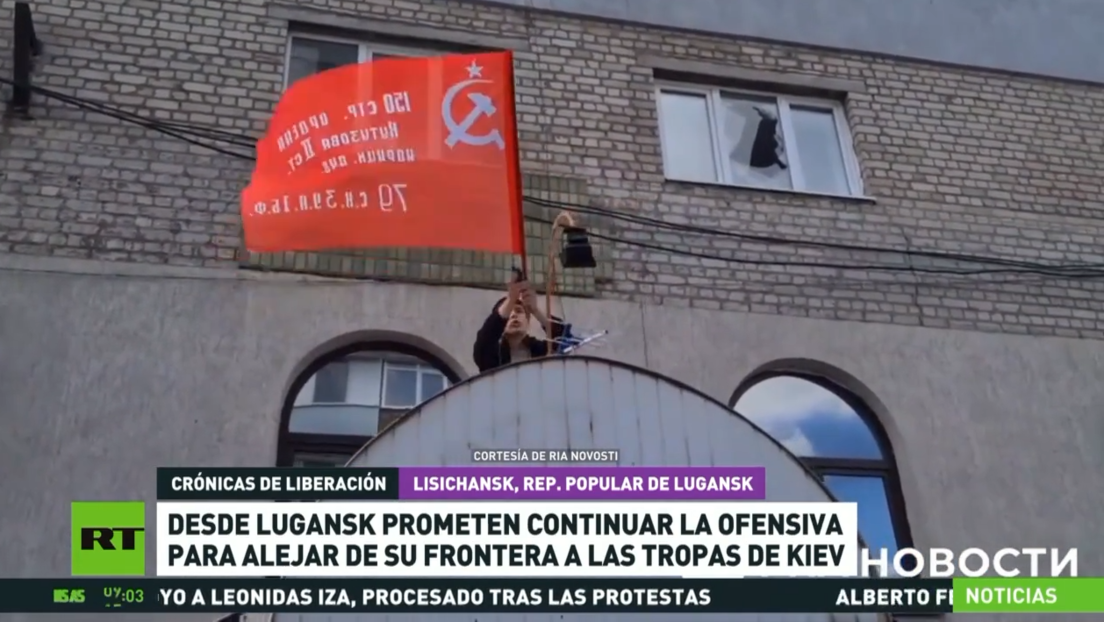 "Cuatro meses de infierno": residentes celebran la liberación de Lisichansk por las tropas rusas