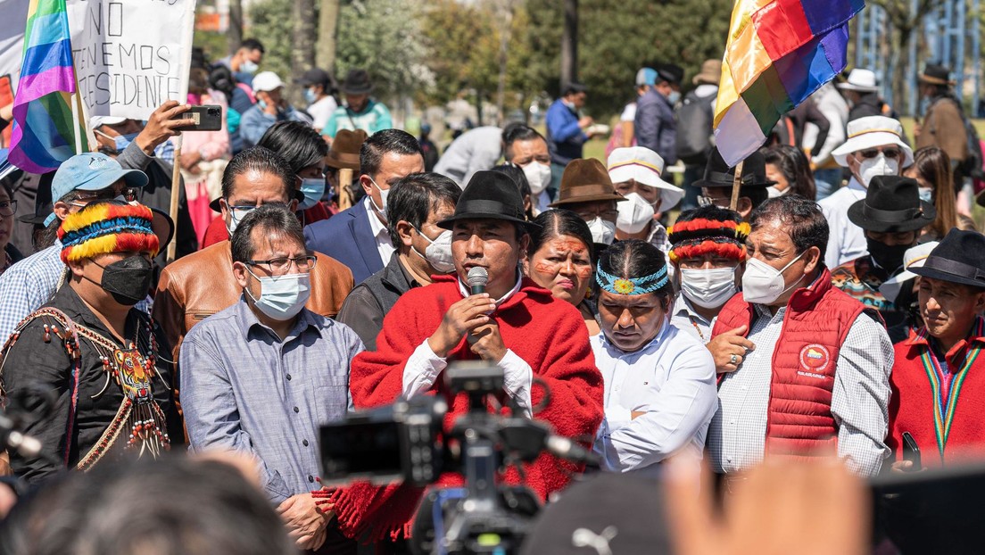 Suspenden la audiencia de juicio contra Leonidas Iza en Ecuador, acusado de "paralización de un servicio público" durante las protestas