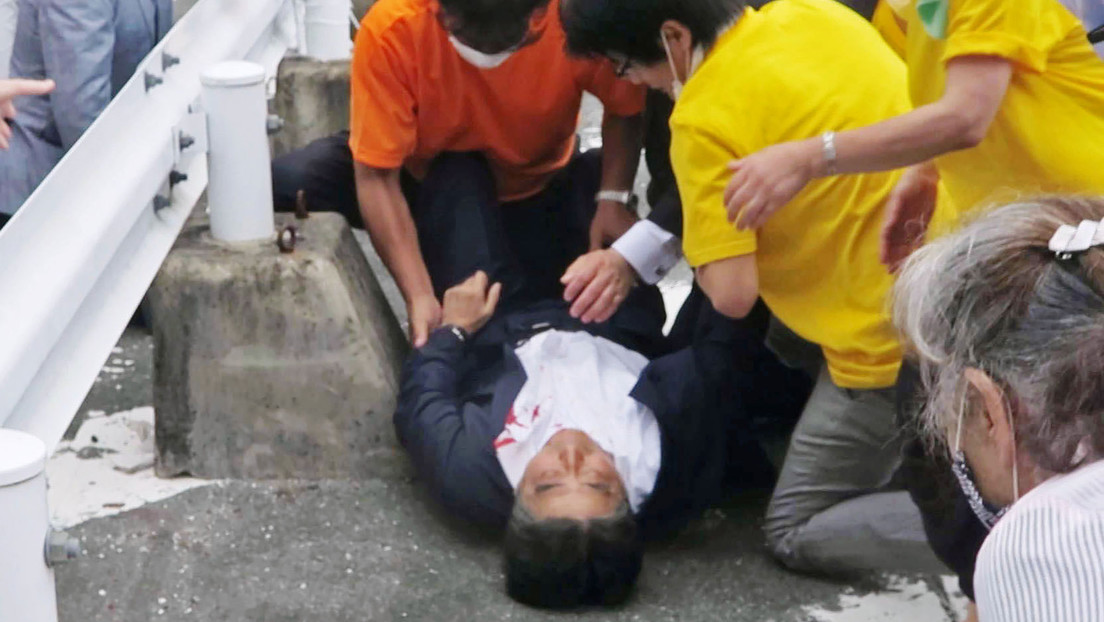VIDEO: La escena donde fue asesinado a tiros Shinzo Abe, ex primer ministro de Japón