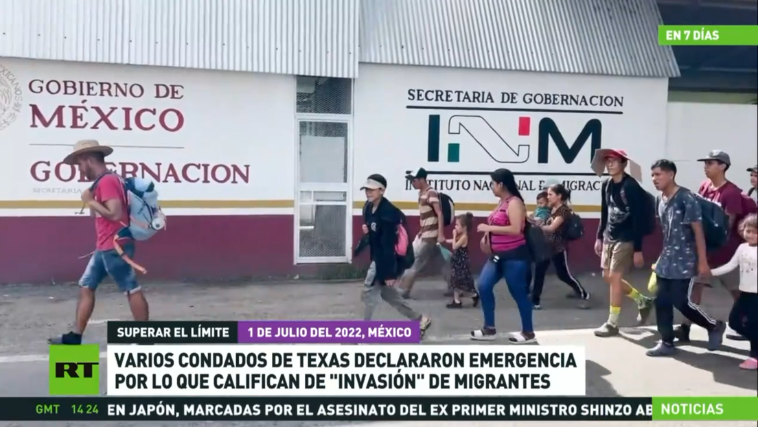 Varios condados de Texas declaran emergencia ante lo que califican como una "invasión" de migrantes