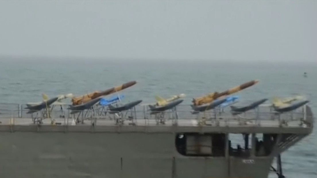 VIDEO: La Armada de Irán presenta un nuevo grupo naval capaz de transportar y lanzar drones
