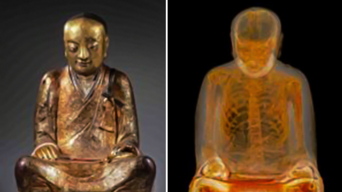 Tribunal chino ordena a un coleccionista holandés devolver una estatua de Buda robada que contiene una momia en su interior
