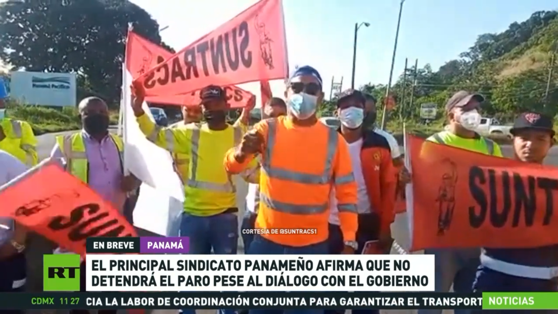 El principal sindicato de Panamá afirma que no detendrá el paro pese al diálogo con el Gobierno