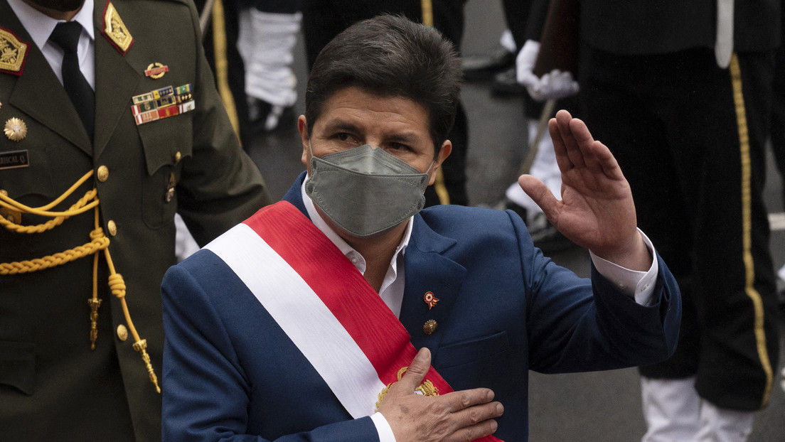 El presidente de Perú, Pedro Castillo