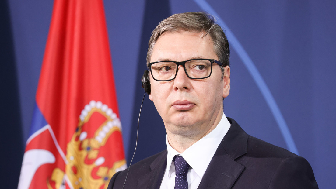 El presidente serbio, Aleksandar Vucic