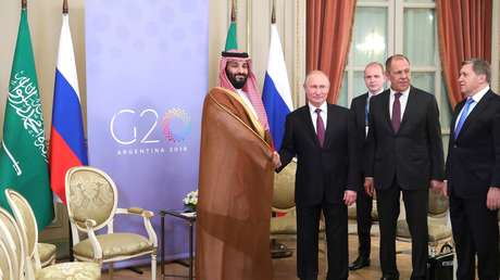 Putin habla con el príncipe heredero de Arabia Saudita sobre una mayor coordinación en la OPEP+