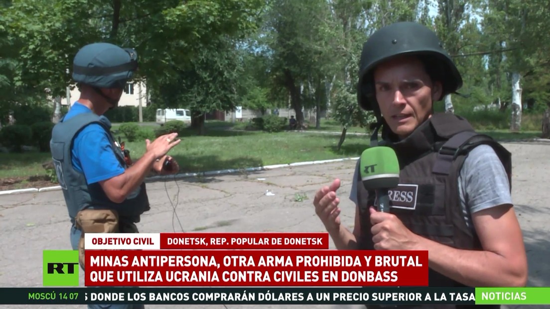 Minas antipersona, el arma prohibida y brutal que usa Ucrania contra los civiles en Donbass