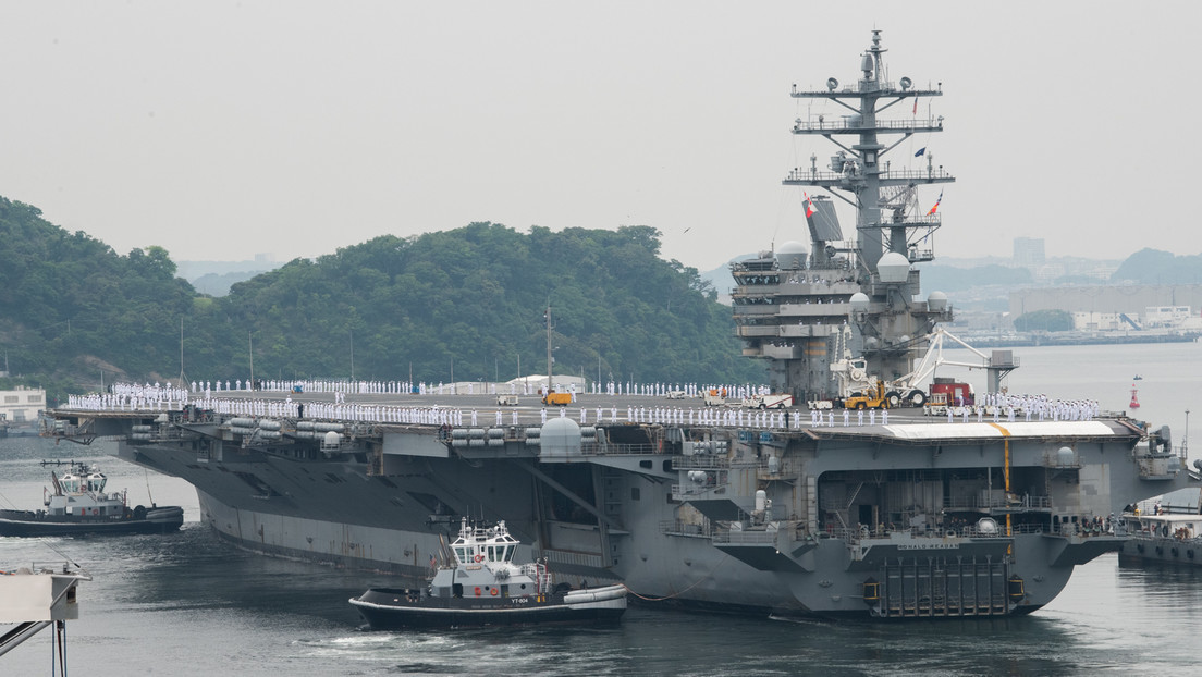 El Pentágono ordena que el portaaviones Ronald Reagan y los buques de escolta permanezcan frente a Taiwán