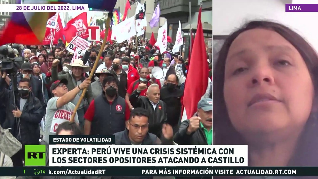 Exministra afirma que Perú vive una crisis sistémica por el permanente ataque opositor al presidente Pedro Castillo