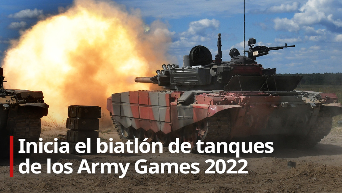 VIDEO: Comienza el biatlón de tanques de los Army Games 2022 en Rusia
