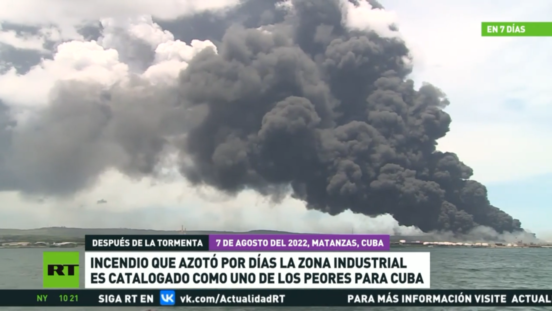 El incendio que azotó por días la zona industrial de Matanzas es catalogado como uno de los peores en Cuba