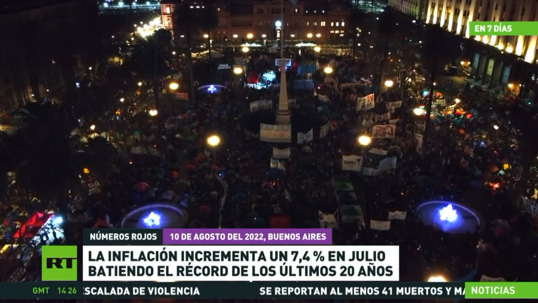 En Argentina, la semana estuvo marcada por alertas y protestas ante el incremento de la inflación