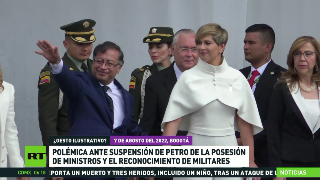 Colombia: Polémica ante la suspensión de Petro de la posesión de ministros y el reconocimiento de militares