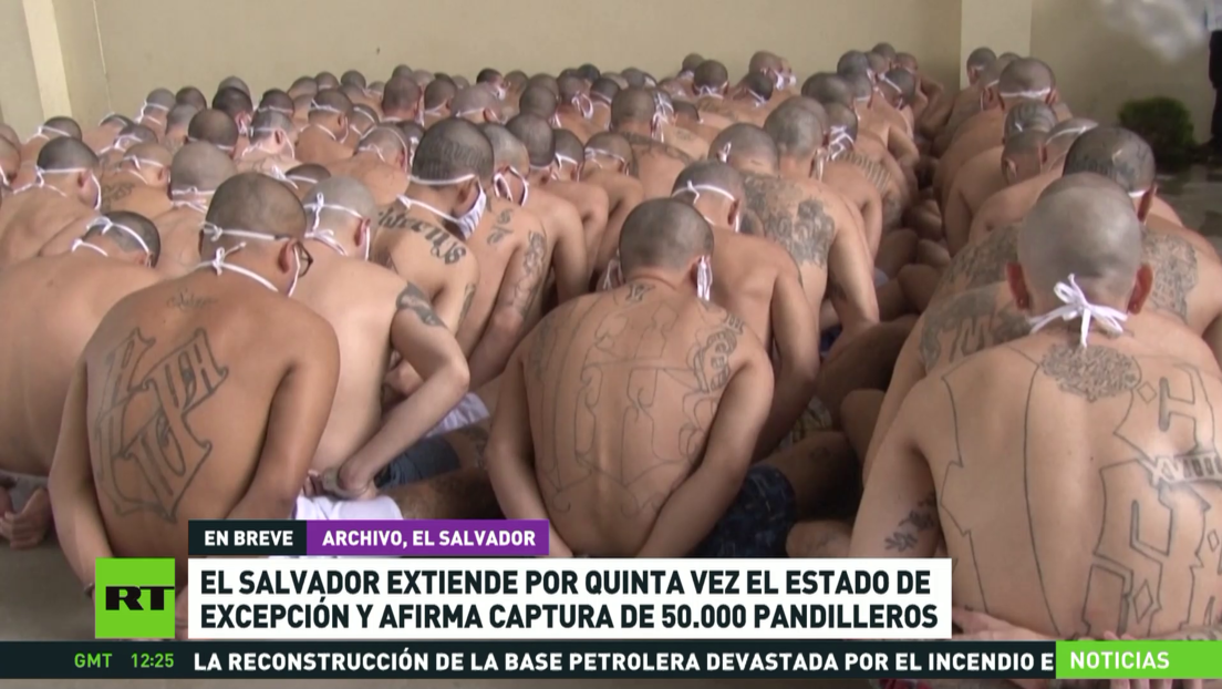 La Presidencia de El Salvador anuncia la captura de 50.000 supuestos pandilleros