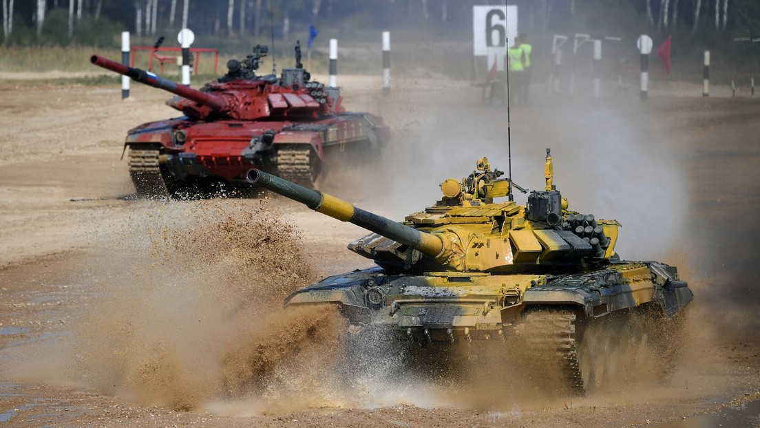 VIDEO: La sexta jornada del biatlón de tanques de los Army Games 2022