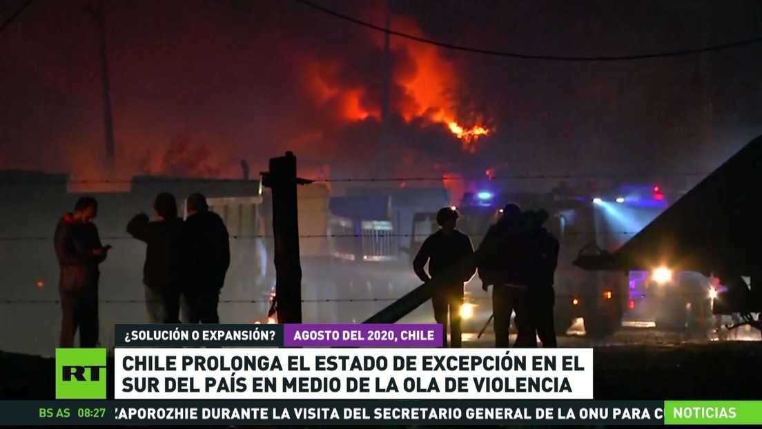 Chile prolonga el estado de excepción en el sur del país en medio de la ola de violencia