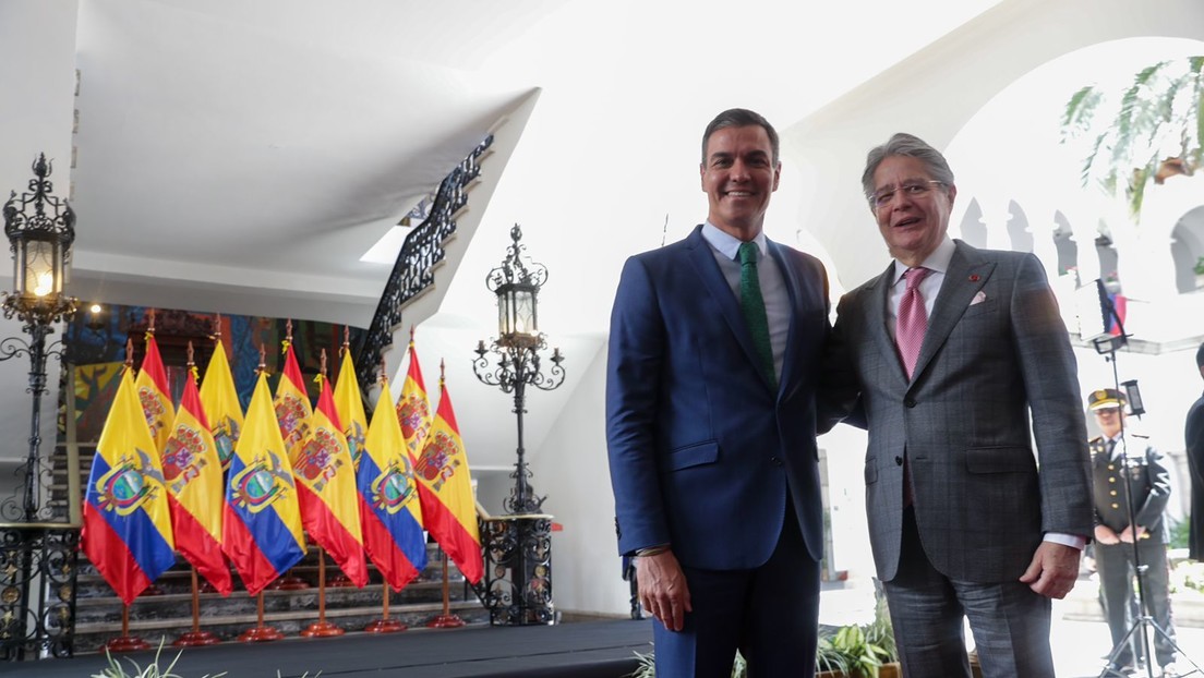 "Ecuador es un socio estratégico para España": Pedro Sánchez y Guillermo Lasso se reúnen en Quito